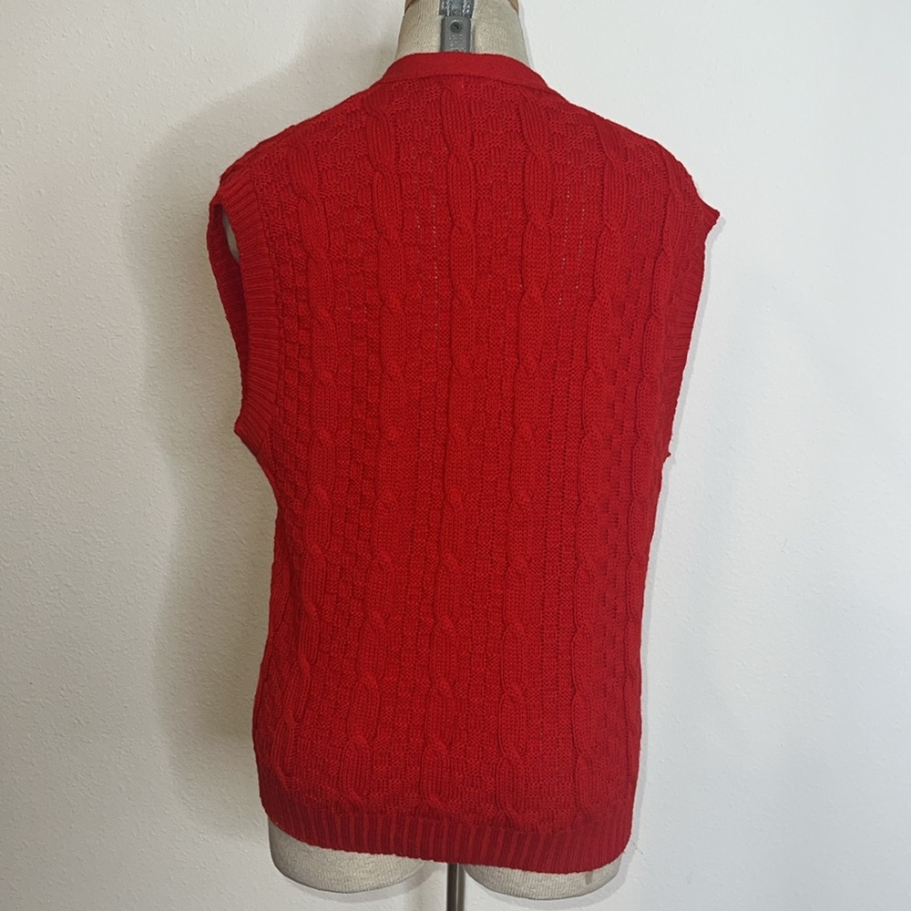 Pendleton Vintage Virgin Wool Button Closure Cabl… - image 2